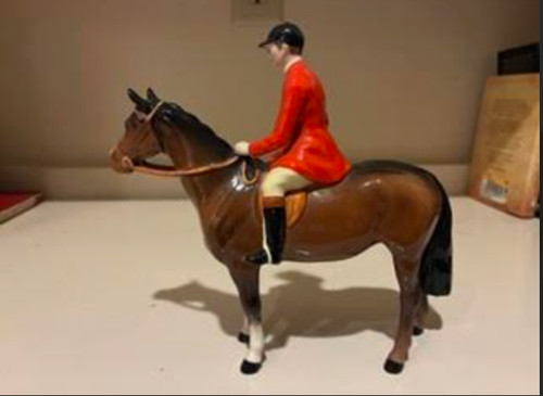 Beswick horse huntsman - ,