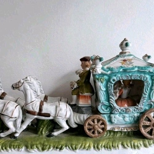 Porcelain horse and - porcelain,