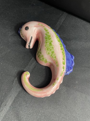 Vintage porcelain sea horse - sea,