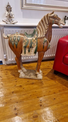 Chinese large ceramic horse - chinese,