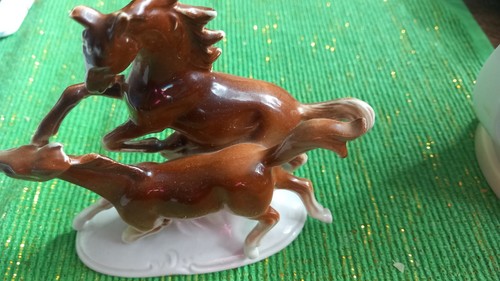 Vintage horses porcelain - vintage, 2
