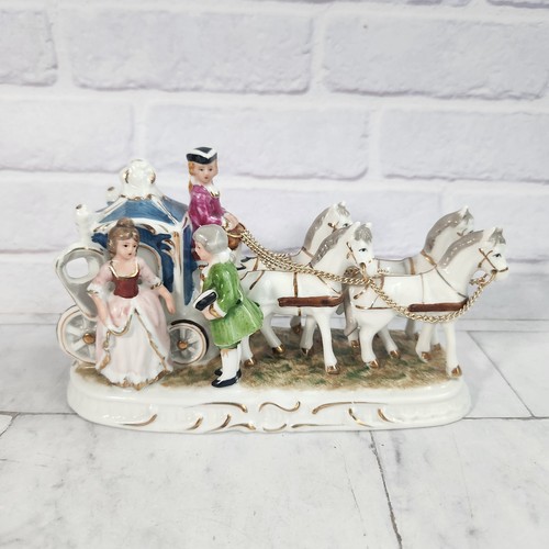 Vintage german porcelain horse - vintage,