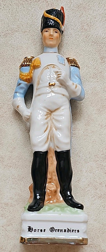 Hand painted porcelain - hand, horse