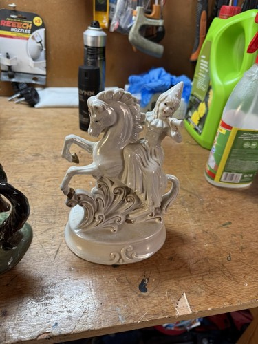 Antique bisque porcelain pair