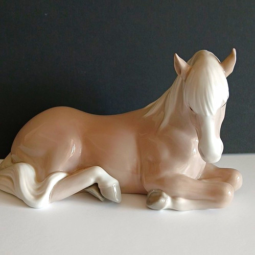 Lladró porcelain horse - lladró,