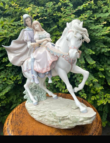 Lladró porcelain horse - porcelain,