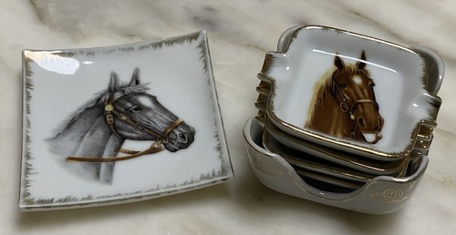 Vintage porcelain horse - vintage,