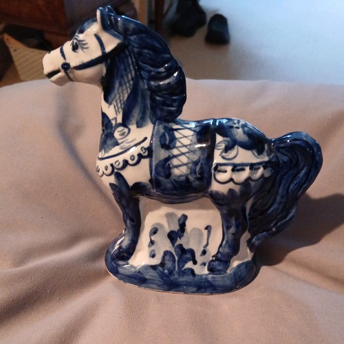 Handpainted horse figurine - handpainted,