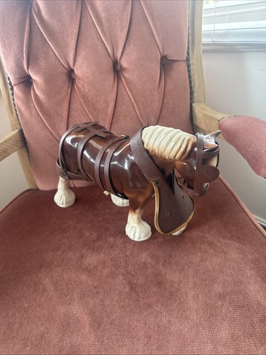 Porcelain horse figurine - porcelain, large