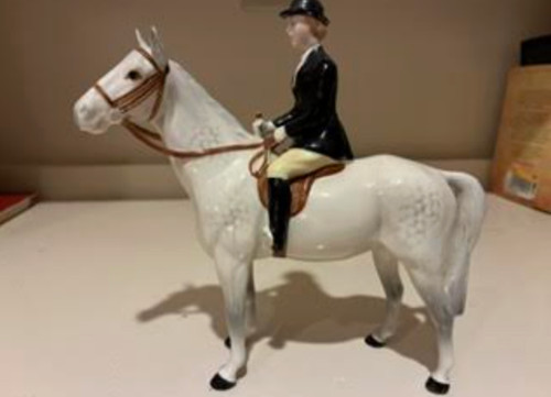 Beswick horse huntswoman - beswick,