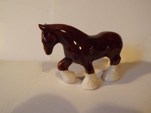 Porcelain horse figurine - horse,