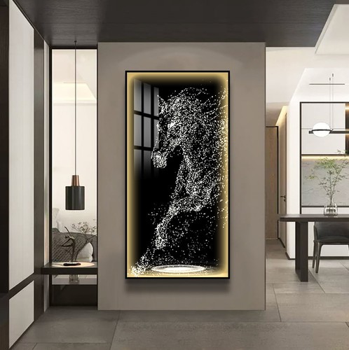 Horse led wall - horse,